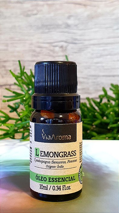 Óleo essencial Capim Limão/Lemongrass Via Aroma 10ml