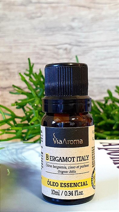 Óleo essencial Bergamota Italy Via Aroma 10ml