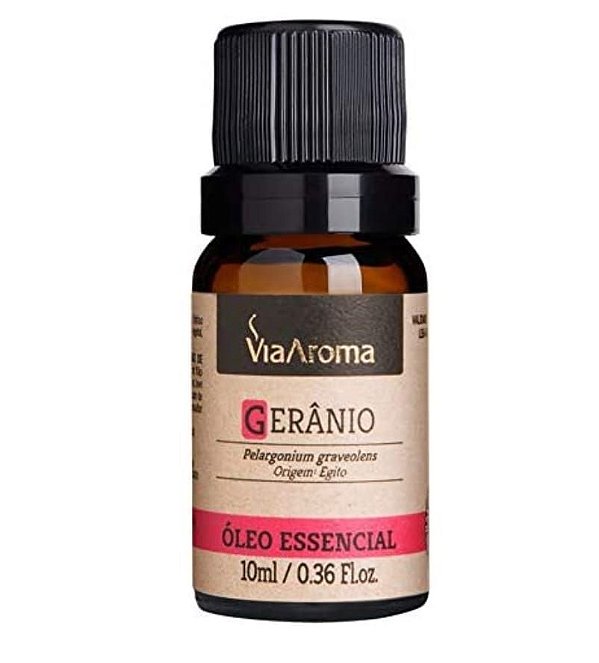 Óleo essencial Gerânio Via Aroma 10ml