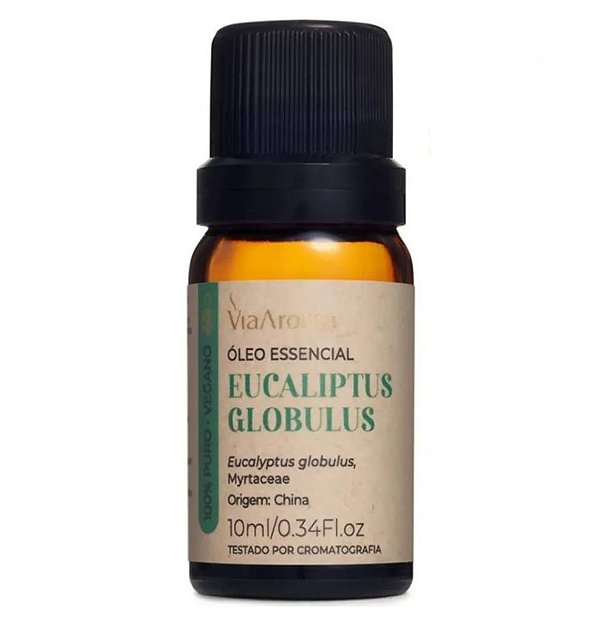 Óleo essencial Eucalipto Globulus Via Aroma 10ml