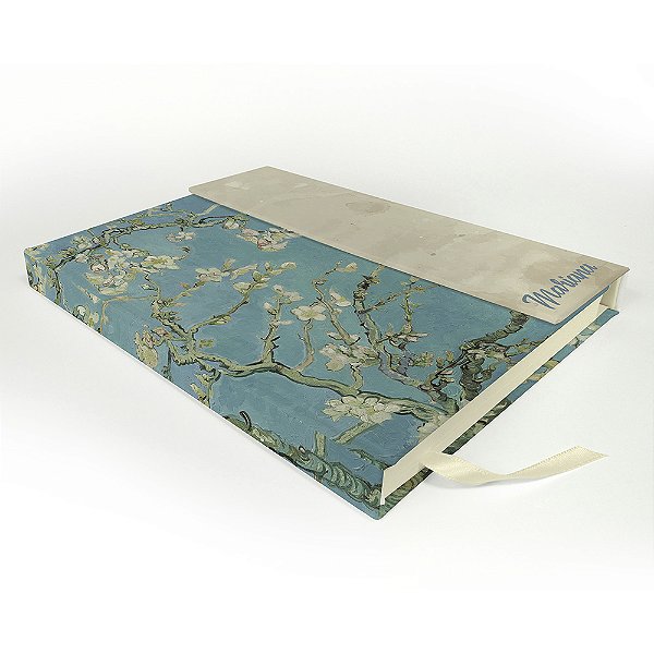 Caderno Amendoeira Van Gogh com Ímã A5