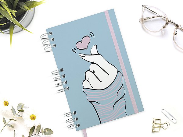 Caderno Dorama Coreano com Wire-O A5 Personalizado