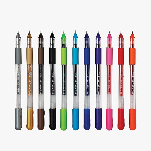 Caneta Gel Inkfinity – Cor: Prata Silver Glitter – 1.0mm –  Tris