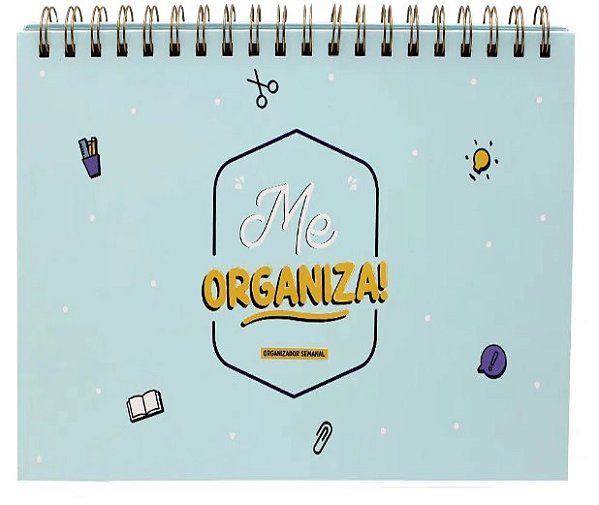 Planner Espiral Me Organiza - Zona Criativa