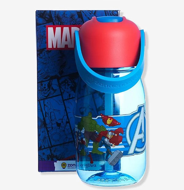 Garrafa Flip Infantil Vingadores – Marvel