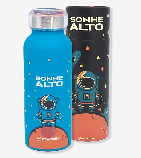 Garrafa Bubble 500ml Astronauta