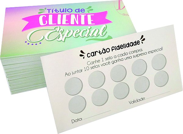Cartão de Visita - Fidelidade Verniz UV Total Frente e Verso 1 cor  1000unid