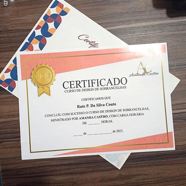 Certificado Brilho A4