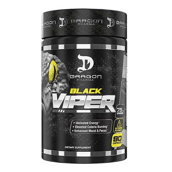 Black Viper Importado (90 Cápsulas) - Dragon Pharma