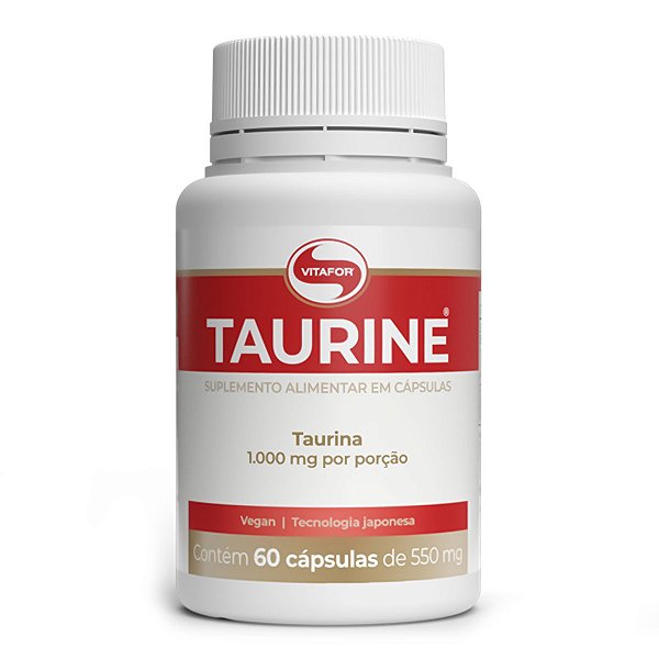 Taurina (60 Cápsulas) - Vitafor