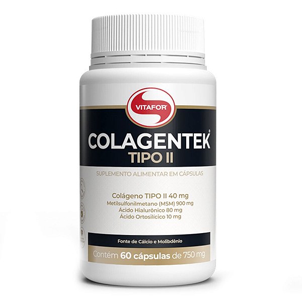 Colagentek II (60 Cápsulas) - Vitafor