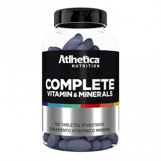 Complete Vitamin & Minerals (100 Tabletes) - Atlhetica Nutrition