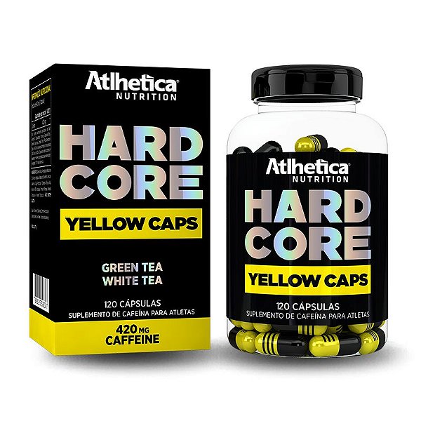 Hardcore Yellow (120 Cápsulas) - Atlhetica Nutrition