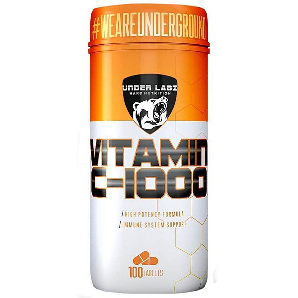 Vitamina C-1000 (100 Tabletes) - Under Labz