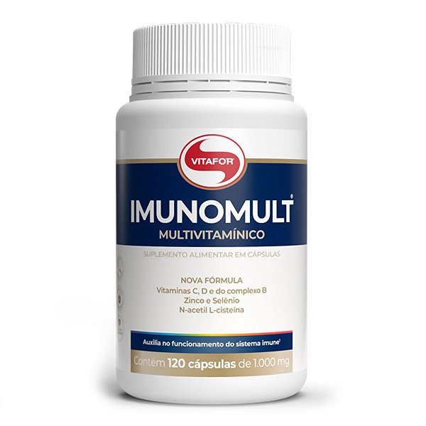 Imunomult Multivitaminico (120 Cápsulas) - Vitafor