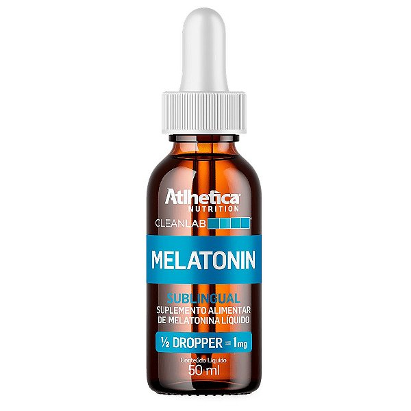 Melatonina 1mg Sublingual (50ml) - Atlhetica Nutrition