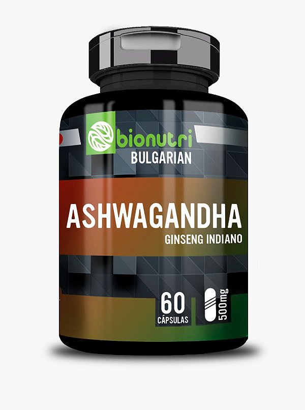 Ashwagandha 500 mg (60 Cápsulas) - Bionutri