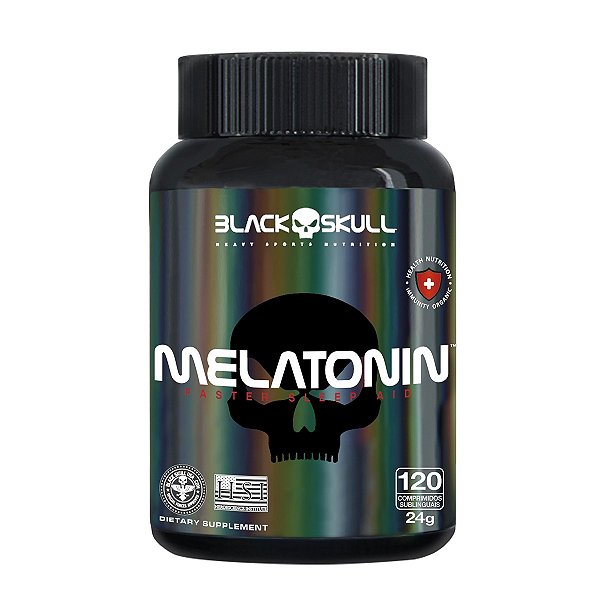 Melatonina Sublingual (120 Comprimidos) - Black Skull