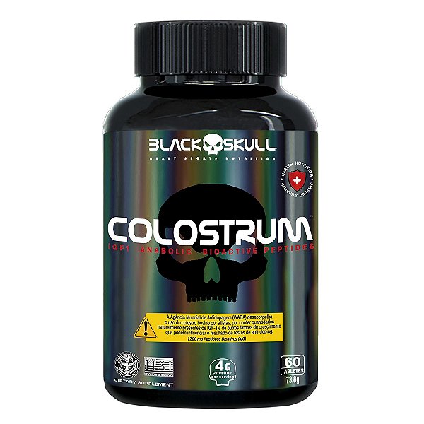 Colostrum (Colostro 60 Tabletes) - Black Skull