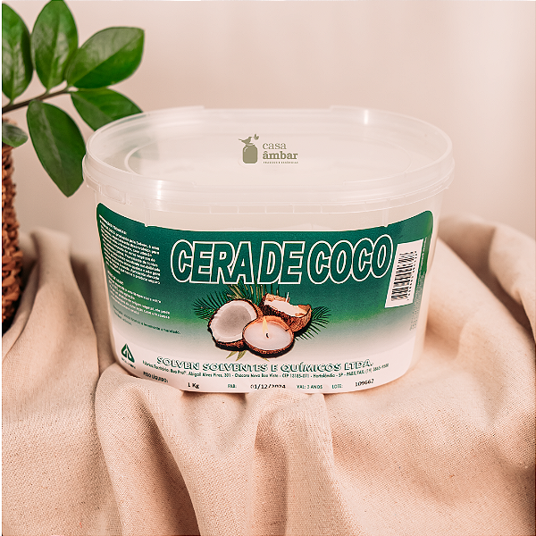 CERA DE COCO 100% VEGETAL PARA VELA 1KG