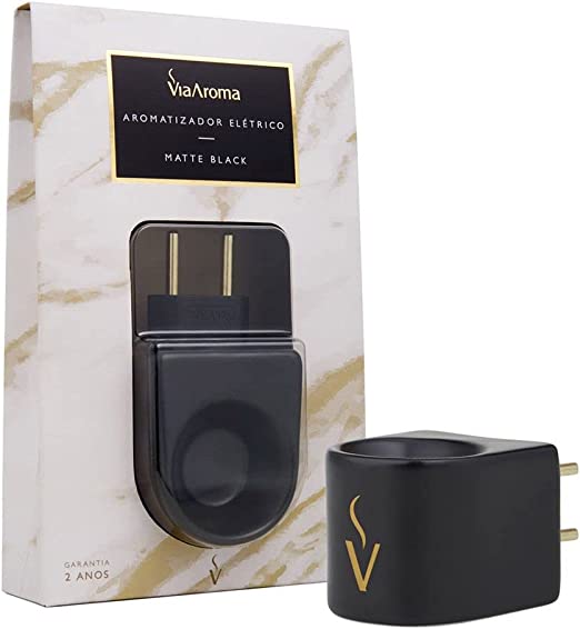 AROMATIZADOR ELÉTRICO MATTE BLACK VIA AROMA
