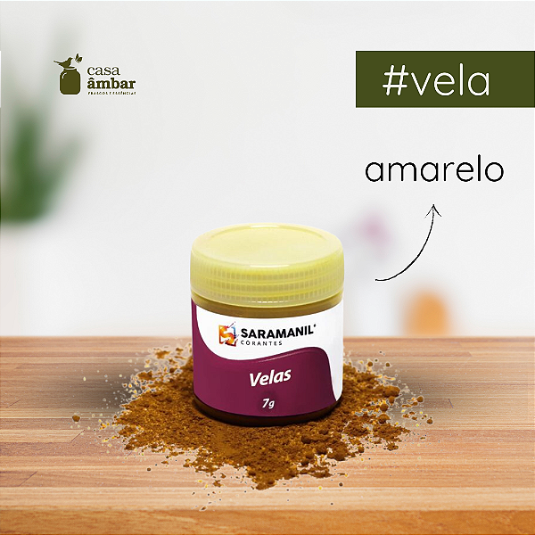 CORANTE EM PÓ PARA VELAS 7g AMARELO