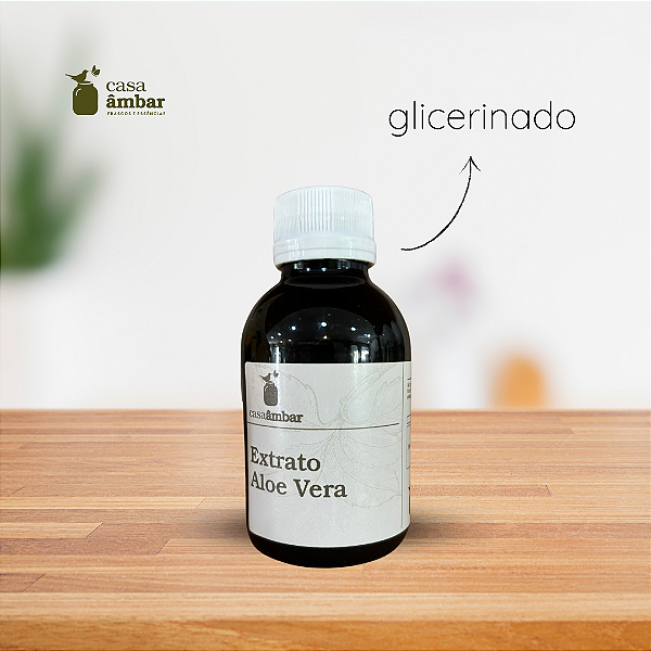 EXTRATO GLICERINADO DE ALOE VERA/BABOSA 100ML