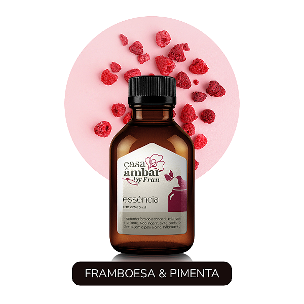 ESSÊNCIA UNIVERSAL FRAMBOESA E PIMENTA BY FRAN