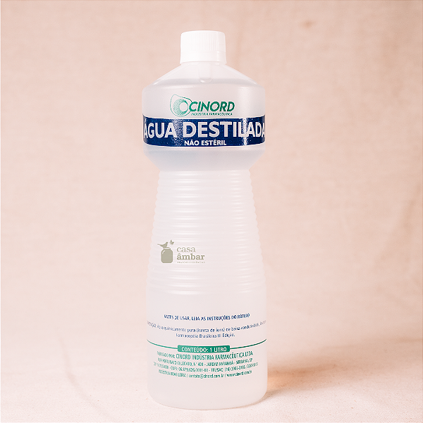 ÁGUA DESTILADA 1L