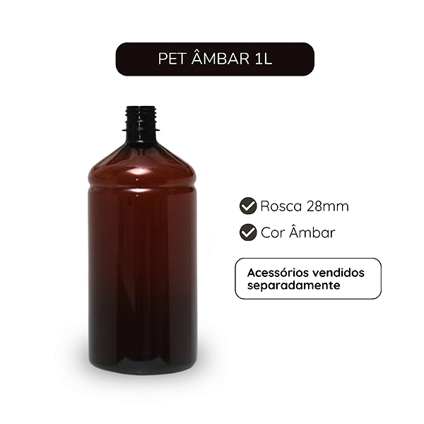 PET AMBAR 1L R28MM