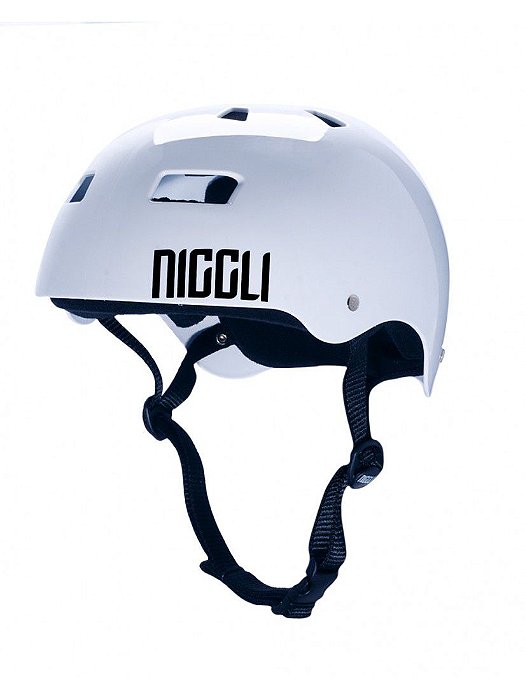CAPACETE NIGGLI BRANCO IRON PRO - TAMANHOS PP, P, M, G e GG