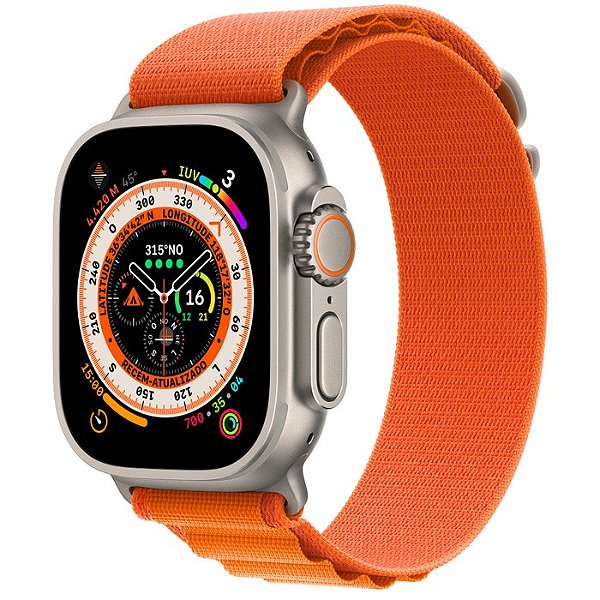 Apple Watch Ultra 49MM Caixa de titânio - FascinaTel