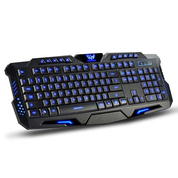 Teclado com luz jogo