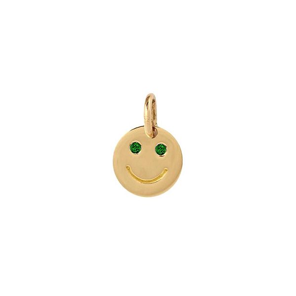 Pingente Smile Tsavoritas (para cordão ou corrente)