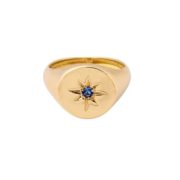 Anel Birthstone Setembro (safira)