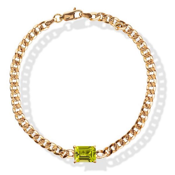 Pulseira Groumet Peridoto