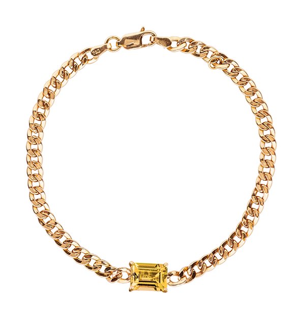 Pulseira Groumet Citrino