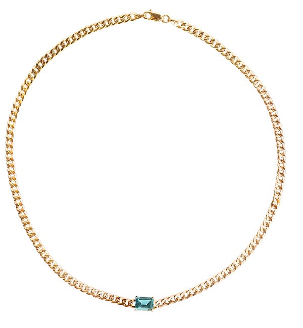 Choker Groumet Topázio Sky
