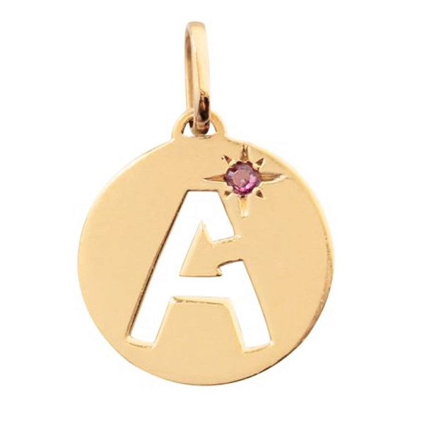 Medalha Charms ID Ouro 18k