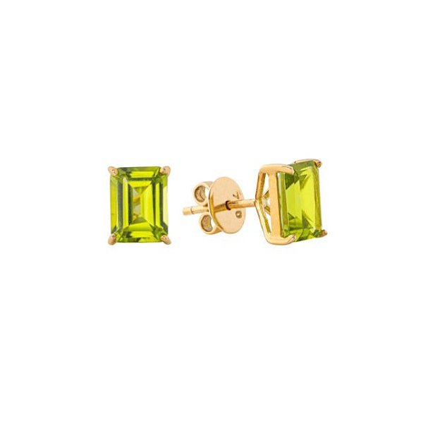 Studs Octógonos M Peridotos