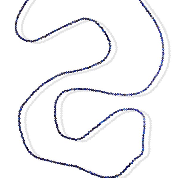 Colar Cordão Lápis Lazúli 80cm