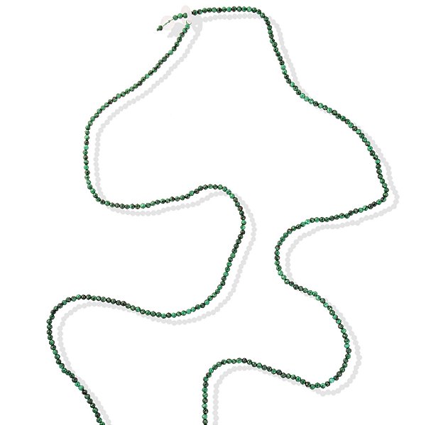 Colar Cordão Malaquitas 80cm