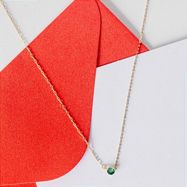 Colar Float Esmeralda