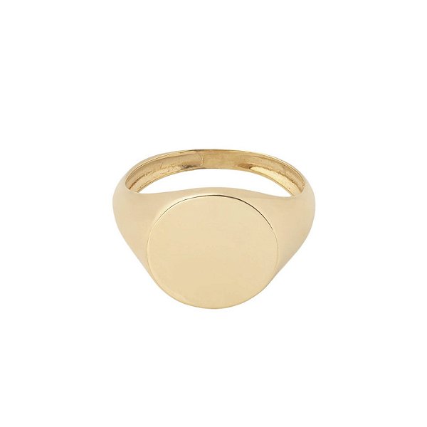 Anel Signet Ouro 18k