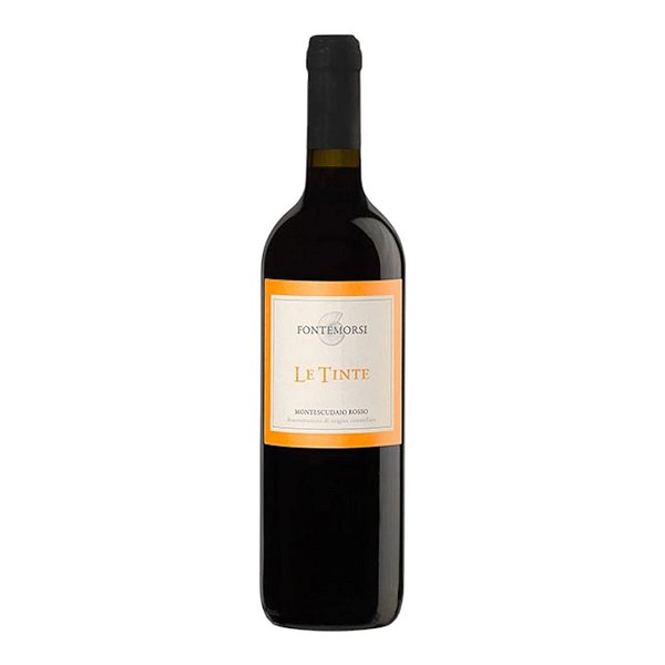 Fontemorsi Le Tinte Montescudaio DOC 2019 Vinho tinto italiano da Toscana