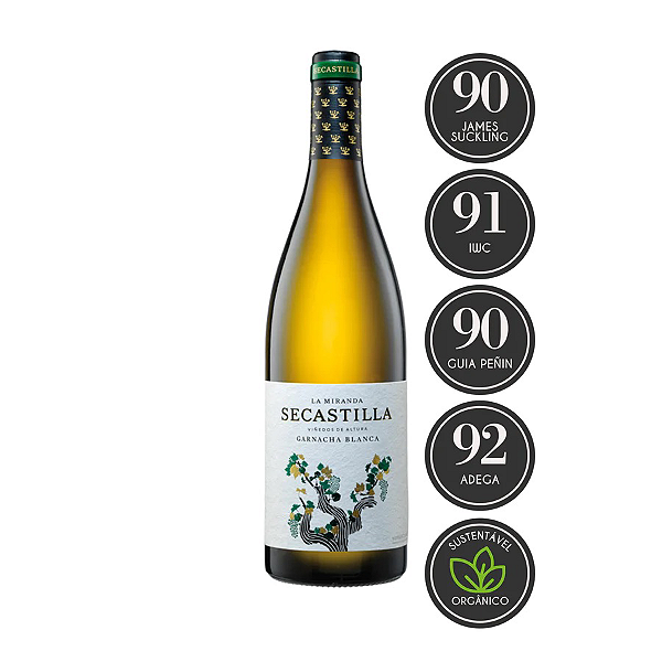 La Miranda Secastilla Garnacha Blanca DO Somontano 2023 Vinho branco espanhol