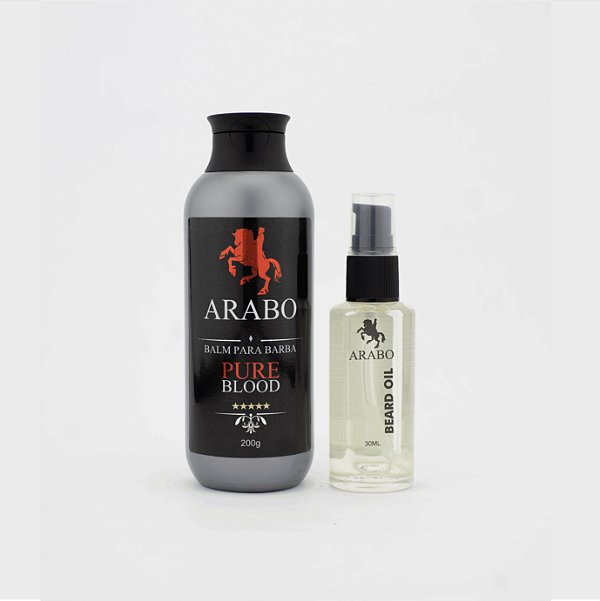 Kit Balm para barba Pure Blood 200g e Óleo Vegetal para Barba