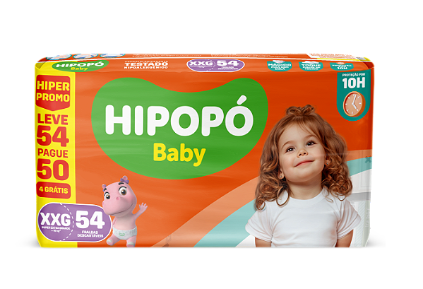 Fralda Hipopó Hiper Promo