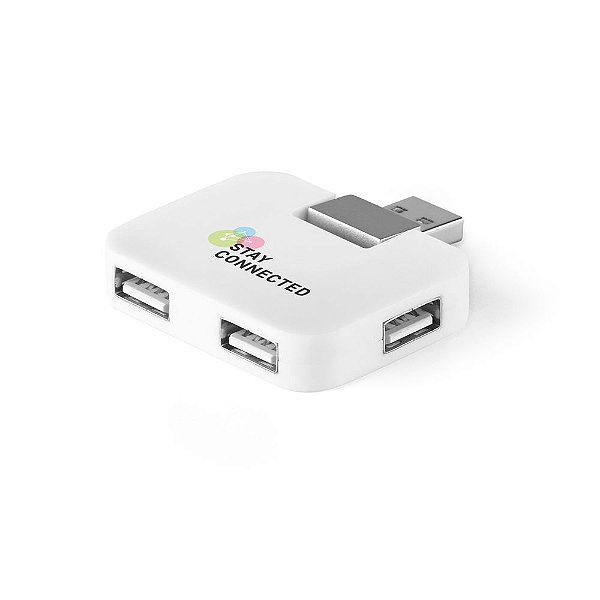 Hub 4 portas USB personalizado - Cód.: 97318SQ