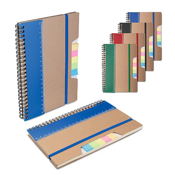 Caderno A5 Capa em Papel Kraft - Cód.: CAD006
